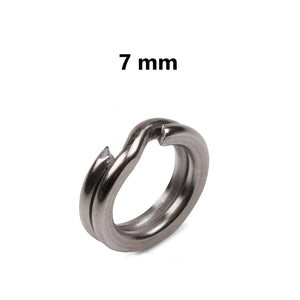 20pcs - 6,7,8,9,10.5mm, stainless steel, split ring, fishing split ring, finding, jewelry making, DIY, craft