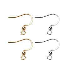 Load image into Gallery viewer, 20pcs - 17x20mm, 316L surgical stainless steel, earring hook, gold, steel, rose gold, connector, component, jewelry, DIY