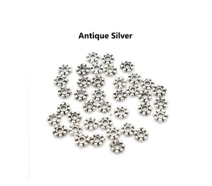 40pcs - 4x1mm, tiny, daisy wheel, spacer, bead, natural beads, earring, necklace, bracelet, craft, beading, diy