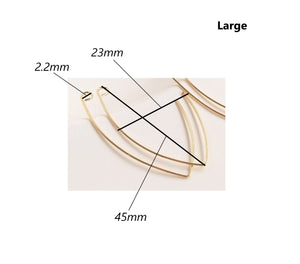 4pcs - 2 sizes, 14K Gold Filled, V-Hook, earring, French hook, copper base, connector
