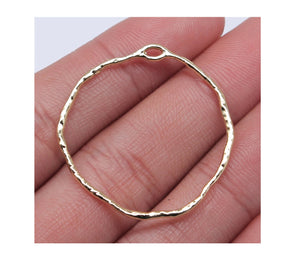 10pcs - irregular pendant, round, oval, rectangle, light gold, silver, closed circle, irregular, pendant, dangle, earring, component, charm