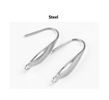 Load image into Gallery viewer, 20pcs - 21x13mm, 316L surgical stainless steel, earring hook, connector, component, jewelry, DIY