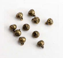 Load image into Gallery viewer, 30pcs - 9x8mm, lotus, flower, antique bronze, finding, pendant, charm, component, jewelry, DIY,