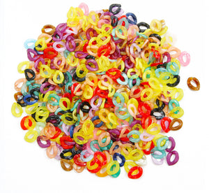 25pcs - 10x13mm, links, acrylic, curb chain, variety pack, pendant, charm, earring, necklace, finding, jewelry making, DIY, craft