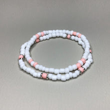 Load image into Gallery viewer, Bracelets | Natural Stone | Matte White Howlite Beaded Bracelets | Handmade | Beaded Bracelets