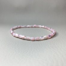 Load image into Gallery viewer, Bracelets | Natural Shell | Pink Shell | Column Bead | Tube Bead | Light Pink | Matching Set | Handmade | Beaded Bracelets