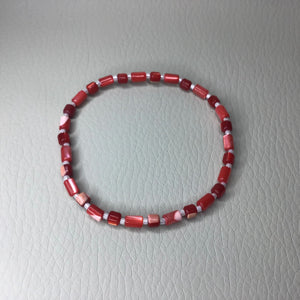 Bracelets | Natural Shell | Red Natural Shell | Beaded Bracelet | Handmade | Beaded Bracelets