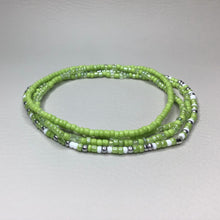 Load image into Gallery viewer, Bracelets | Seed Bead Stacks | Glass Seed Bead Bracelets | Green | Apple Green | Pear Green | Handmade | Beaded Bracelets