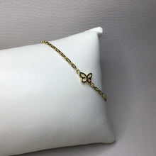 Load image into Gallery viewer, Bracelets | Chain | Gold | Sterling Silver Butterfly Connector | Stainless Steel Chain | Adjustable Closure