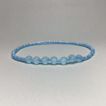 Load image into Gallery viewer, Bracelets | By Color | Blue Glass and Acrylic Beaded Bracelet | Handmade | Beaded Bracelets