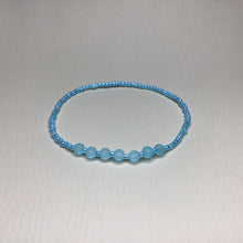 Load image into Gallery viewer, Bracelets | By Color | Blue Glass and Acrylic Beaded Bracelet | Handmade | Beaded Bracelets